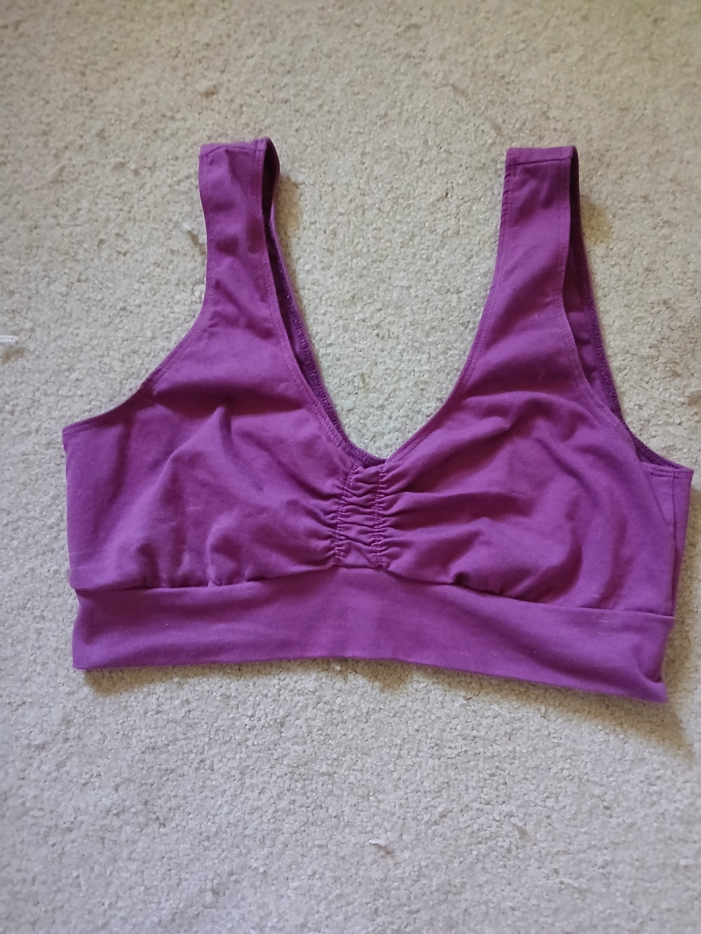 Everyday Comfort Wireless Bra in Magenta - Soft Support